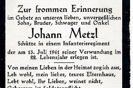 1941 Johann Metzl 126ZA