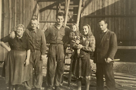 1960er v.l. ?, H. Pamer, J. Ettl, ? E. P. Amri 2WEN