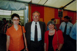 1997 Zurndorfer Umwelttage Eröffnung Ehrengäste Erni Suchy, LH Karl Stix, Katharina Pfeffer 32GEZ