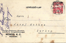 1916 Menzel K.C. a 34R