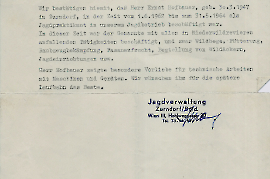 1964 Zeugnis E. Hofbauer 3HOE