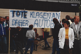 1997 Demo für die Autobahn A4 466GEZ
