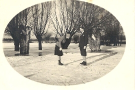1930er unbekannt am Eis  bei der Götzmühle 69PM