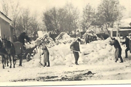 1950er Winter Eis Einlagerung 79PM