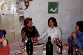 1984 Federn schleissn Abschluß in der Tischlerei S. Meixner, M. Ebner, M. Meixner, E. Weiss 7EIN