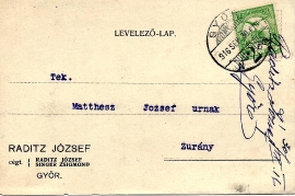 1916 Jozsef Raditz a 7R