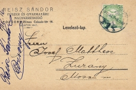1916 Sandor Reisz a 9R