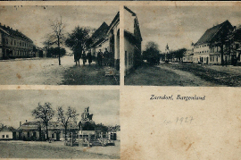 1927 Zurndorf Ansichtskarte 286PM