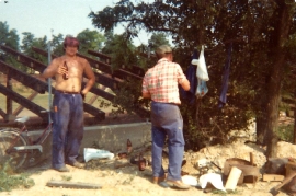 1976 178P ASV Zurndorf Tribühnenbau