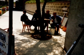 1986 197P ASV Zurndorf Bau der neuen Kabinen