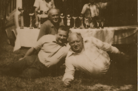 1972 ASV Zurndorf v.l. M. Rosta, P. Schmitzhofer, A. Dürr 25RM