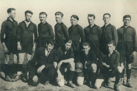 1930er Blitzelf: Steiner, Pammer Kaipla, Braun, Drescher, Simon, Pittnauer, J.Metzl Frisör, Kuhne, Horvath, Hotwagner, Metzl Postler, Hermann 1HG