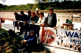 1986 198P ASV Zurndorf Bau der neuen Kabinen
