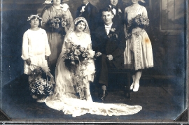 1928 Hochzeit Fam. Lentsch in Amerika 258B