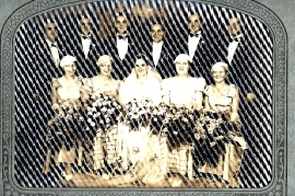1928er Hochzeit Fam. Lentsch in Amerika  259B