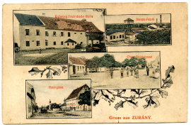 1910 Zurndorf To Horwath, nee Rauscher, Katherine Postcard Front From Zurany 33HW
