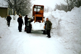 1986 Winter in Zurndorf, Leithagasse 74HM