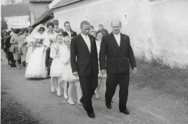 1961 Hochzeitszug Zurndorf 18HWB