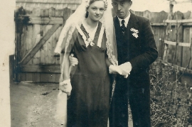 1939 Helene u. Josef Ranitsch Hochzeit 200RW