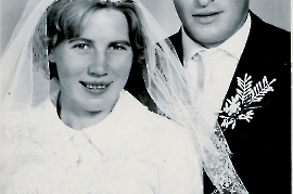 1960er Hochzeitsfoto I. G. Pflamitzer 247PM