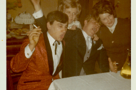1971 J. Sochr, J. Drescher, P. Drescher, M. Prath auf der Hochzeit 67DW