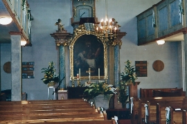 2003  evang. Kirche geschmückt Konfirmation 2003 15PJ