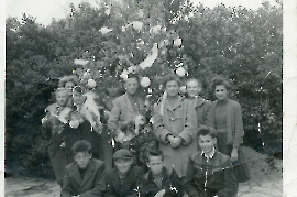 1950er Maibaum tragen zum Pfarrer Jahrgang 1943 17HOIL