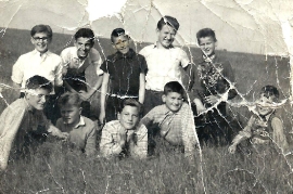 1962 45UP Jugendschar oben W. Seidner, M. seidner, F. Planka, J