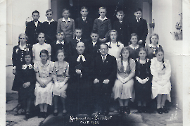 1938 Konfirmation Jahrgang 1925 2. R. Mitte A. Meixner 48ME