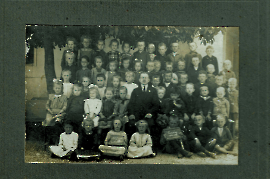 1920er Schulklasse Lehrer Siebenstich? 346PM