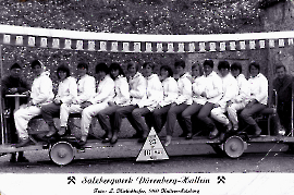 1968 Salzbergwerk Hallein Ch. Hareter, J. Drescher, I. Liedl, A. Szikora, H. Reiter, M. Purth, H. Neumann, H. Fuchs, R. Pretor, A. Jandl, M. Dürr, W. Nitschinger  2GOHE