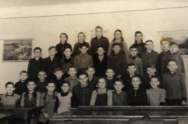 1952er Schulklasse 3.R. 1. E. Thaller 38T