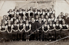 1931 ev. Schulbild Jahrgang 1921 96ZA