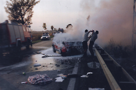 1995 Verkehrsunfall B10 504FFZ