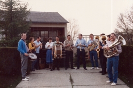 1987 KBZ Marschprobe mit einem Doppelliter Wein 13LB