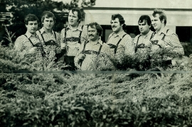1978 Leithatal Buam v.l. J Wagner, St. Reiter, W. Dürr, E. Metzl, P. Unger, J. Sochr, E. Dürr 51DW