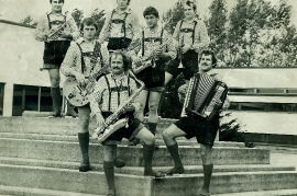 1978 Leithatal Buam v.l.u. E. Metzl, P. Unger, St. Reiter, J. Wagner, J. Sochr, W. Dürr, E. Dürr 52DW