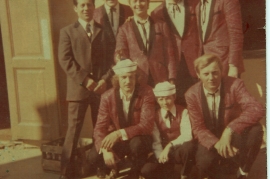 1972 Leithatal Buam v.l.u. A. Meidlinger, J. Markl, W. Dürr, J. Fischer, E. Metzl, P. Unger, J. Sochr, E. Dürr 53DW