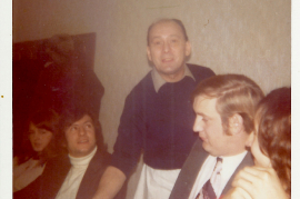 1972 Fasching Sonntag im Gasthaus Thell ?, K. Meidlinger, J. Thell, E. Dürr, A. Dürr 63DW