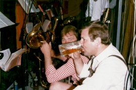 1988 Leithatal Buam letztes Fest beim SC Gattendorf P. Unger, St. Reiter, E. Dürr, 19LB 