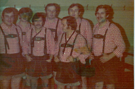 1976 Leithatal Buam Kirtag Pama J. Sochr, St. Reiter, K. Meidlinger, W. Dürr, E. Metzl, E. Dürr, P. Unger, 36LB