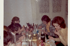 1972 Weihnachtsfeier der Leithatal Buam in der Leithagasse 40DW