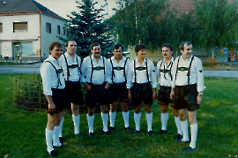 1986 Frühlingsfest Pama, St. Reiter, W. Dürr, P. Unger, J. Sochr, E. Glabonjat, R. Pingitzer, E. Dürr, 52LB
