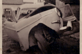 1971 VW nach dem Unfall K. Meidlinger 6LB