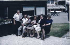 1985 Ausflug nach Maria Taferl v.l. Matthias Dürr, Hr. Pethö, Fr. Dürr,  Fr. Pethö, Elisabeth Amri, Fr. Dürr 22RG