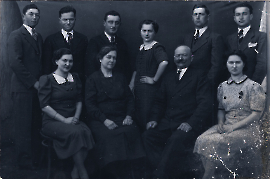 1920er 1. lo Andreas Falb-Meixner, Johann Meixner, ?, Elisabeth Falb, Matthias Meixner, Karl Meixner (Lehrer)v.l. Frieda Meixner,  Elisabeth Falb (1885-1958)  Johann Meixner (1881-1940) ?, 1MEIXE