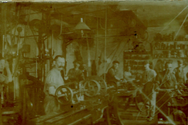 1930 in der Werkstatt 350PM