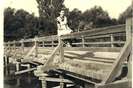 1940 14S G. Wendelin, an der oberen Leithabrücke 1940