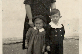 1940er Helga, Walter u. Josefine Sonnleitner 25MIA