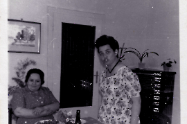 1950er v.l. Katharina Szigeti, Fr. Rohacek 103SZCH